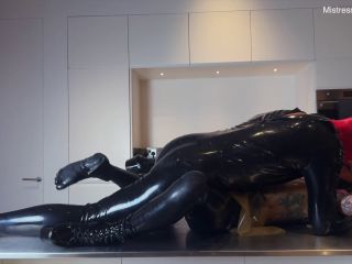 Pigbugs   Latex Doll and Pig   Squirting on the Countertop ft Mi